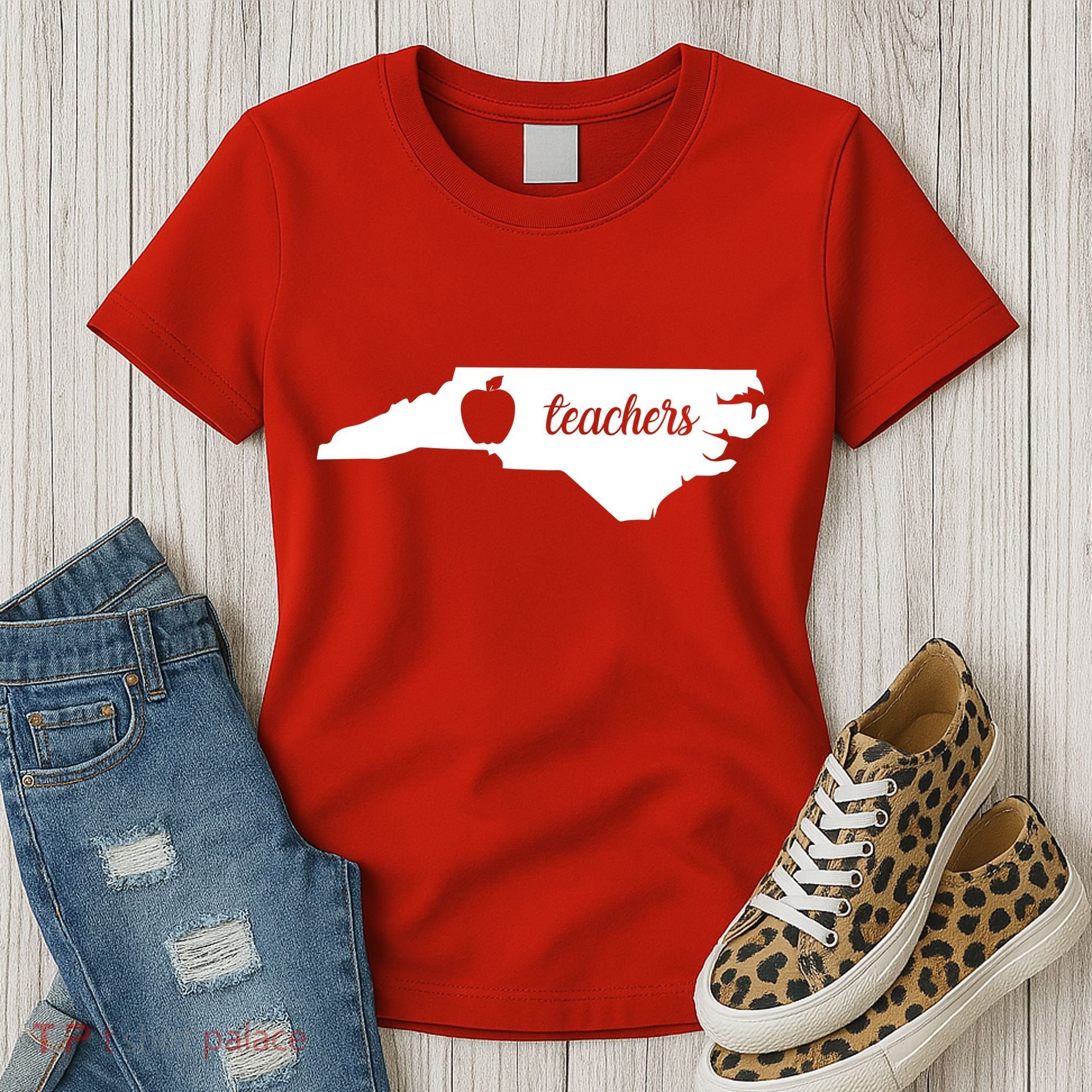 Red For Ed Teacher North Carolina Women's T-Shirt