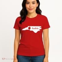 Red For Ed Teacher North Carolina Women's T-Shirt thumb 4