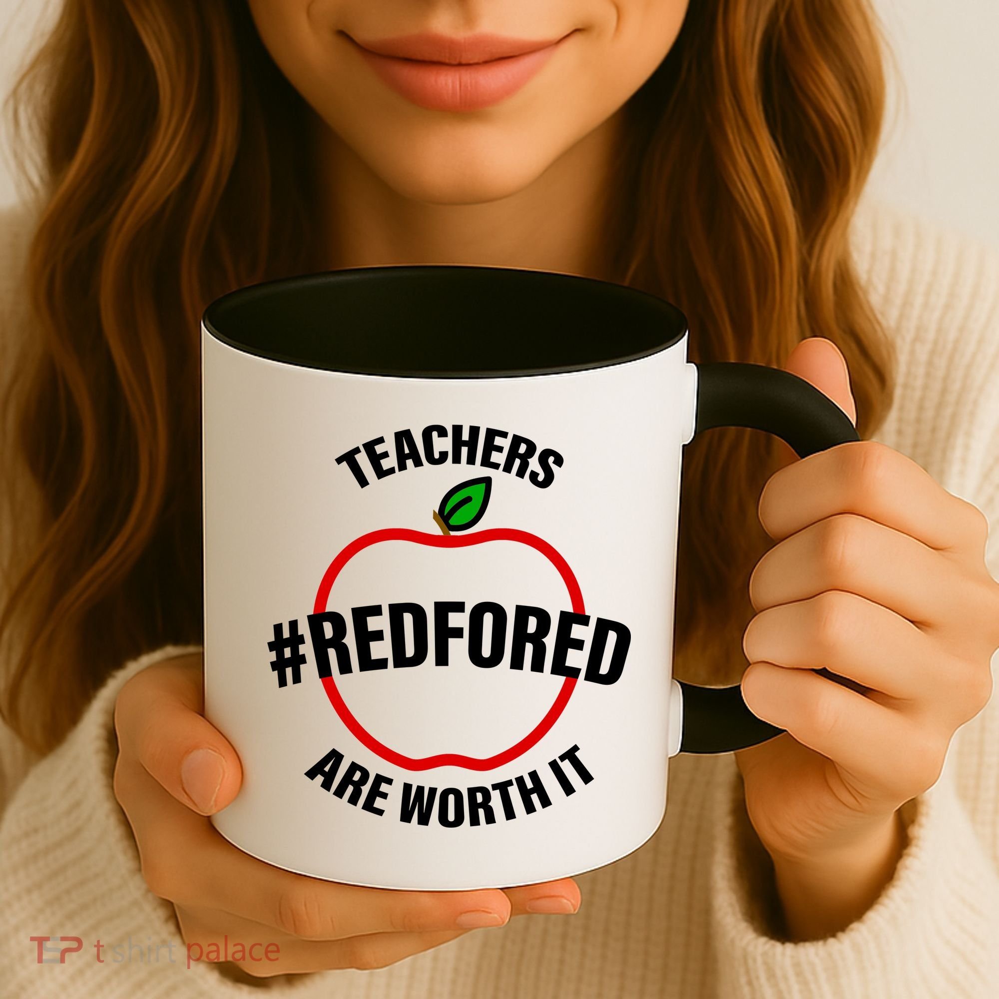 Red For Ed Teachers Are Worth It Coffee Mug