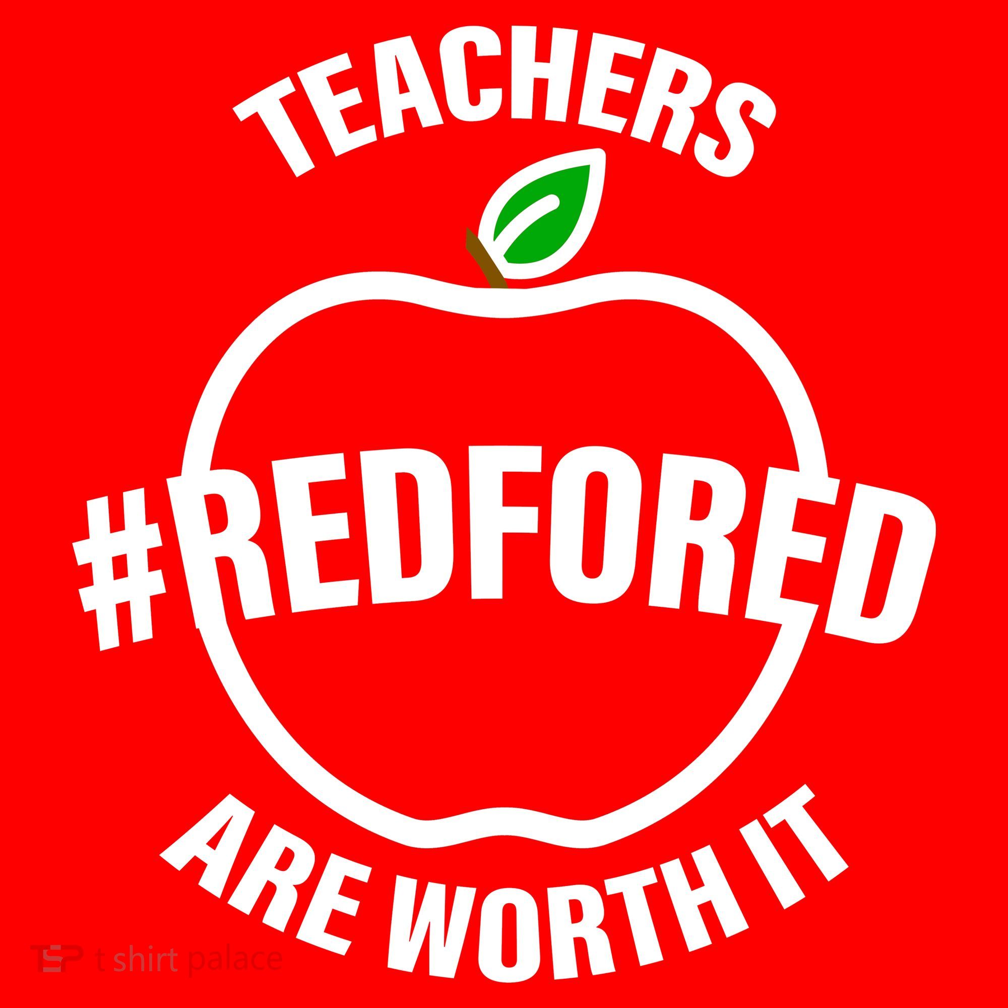 Red For Ed Teachers Are Worth It Toddler Hoodie