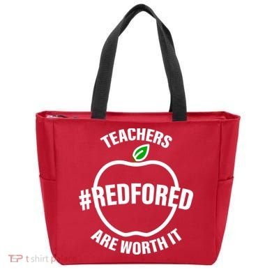 Red For Ed Teachers Are Worth It Tote Bag