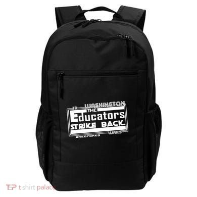 Red For Ed Washington Educators Strike Back Backpack