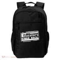 Red For Ed Washington Educators Strike Back Backpack thumb 0