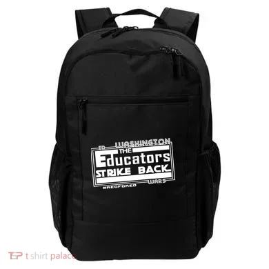 Red For Ed Washington Educators Strike Back Backpack