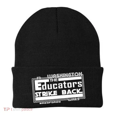 Red For Ed Washington Educators Strike Back Beanie
