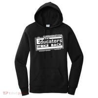 Red For Ed Washington Educators Strike Back Women's Hoodie thumb 0