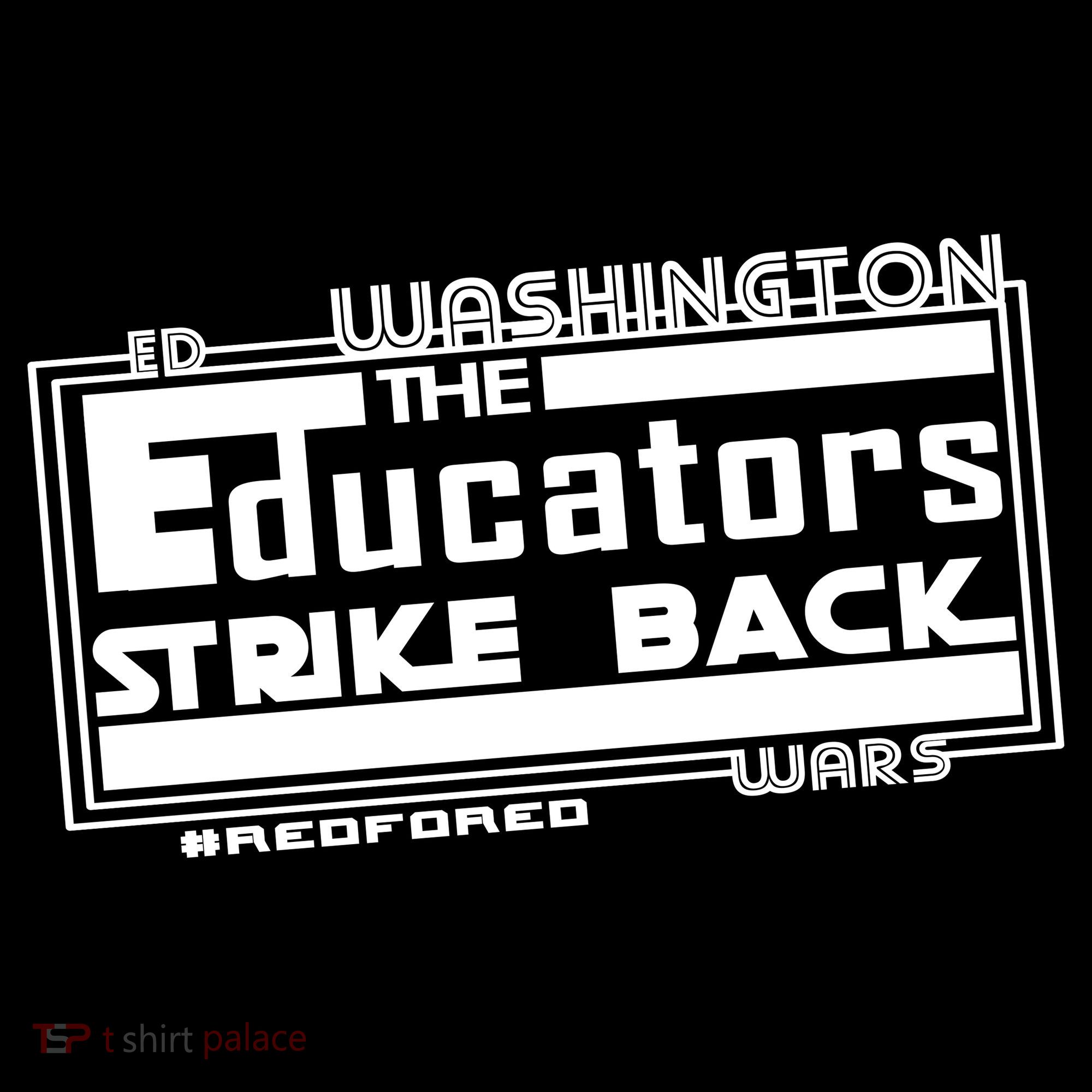Red For Ed Washington Educators Strike Back Women's Hoodie