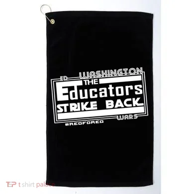 Red For Ed Washington Educators Strike Back Golf Towel