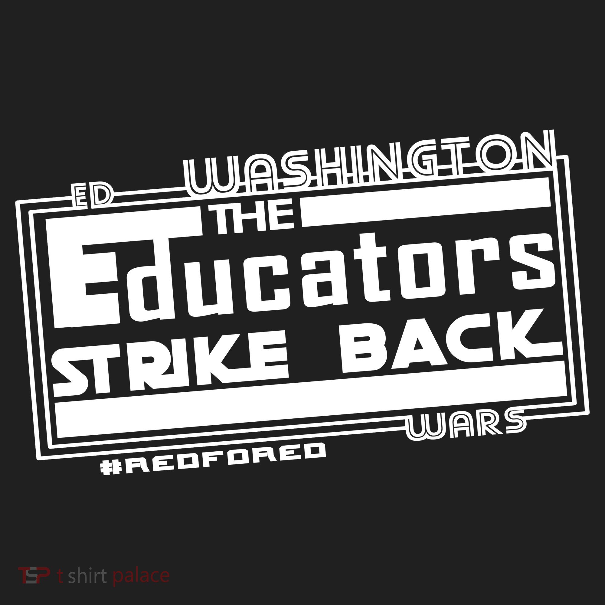 Red For Ed Washington Educators Strike Back Golf Towel