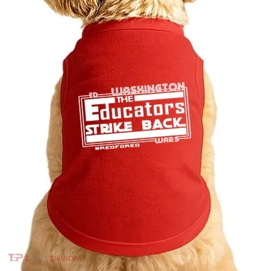 Red For Ed Washington Educators Strike Back Doggie Tank