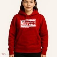 Red For Ed Washington Educators Strike Back Hoodie thumb 5
