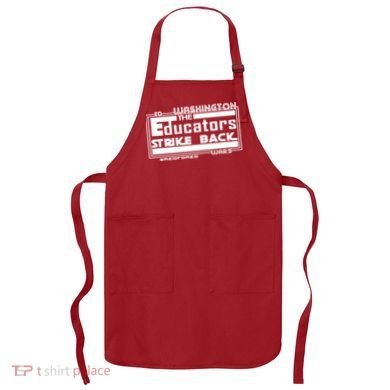 Red For Ed Washington Educators Strike Back Apron