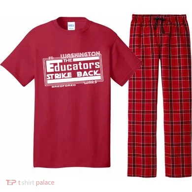Red For Ed Washington Educators Strike Back Pajama Set