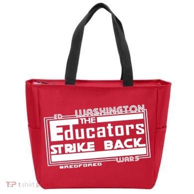 Red For Ed Washington Educators Strike Back Tote Bag