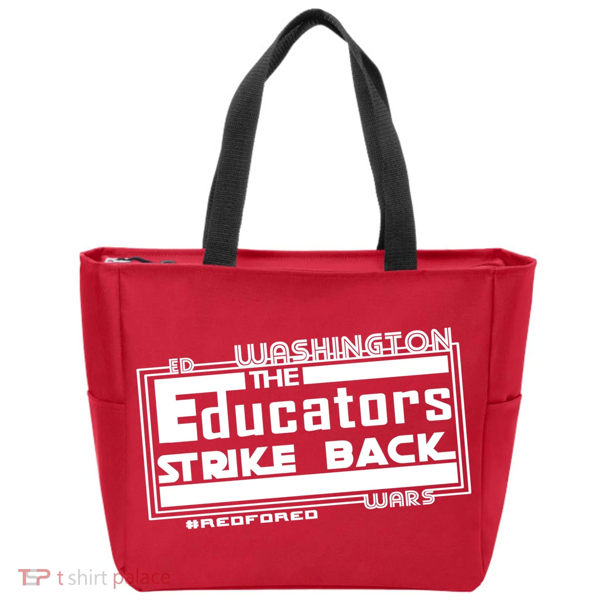 Red For Ed Washington Educators Strike Back Tote Bag