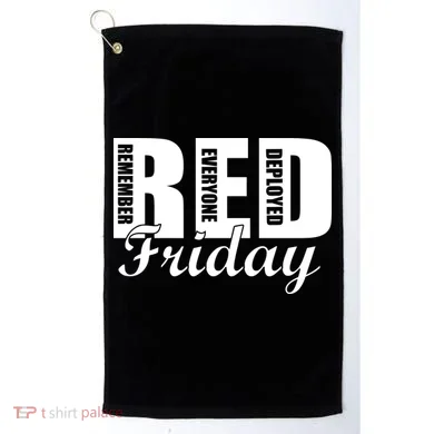 Red Friday Golf Towel