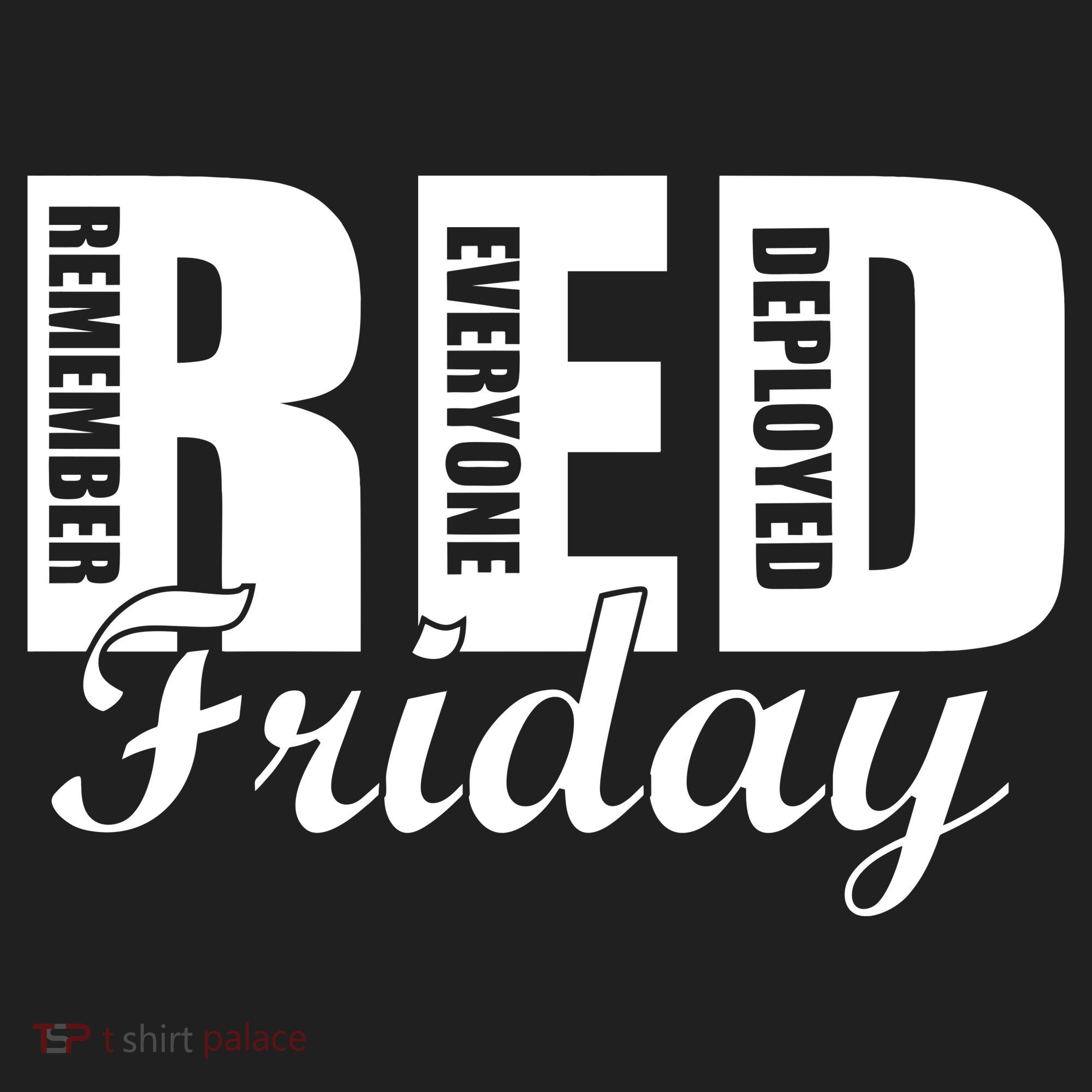 Red Friday Golf Towel