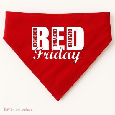 Red Friday USA-Made Doggie Bandana