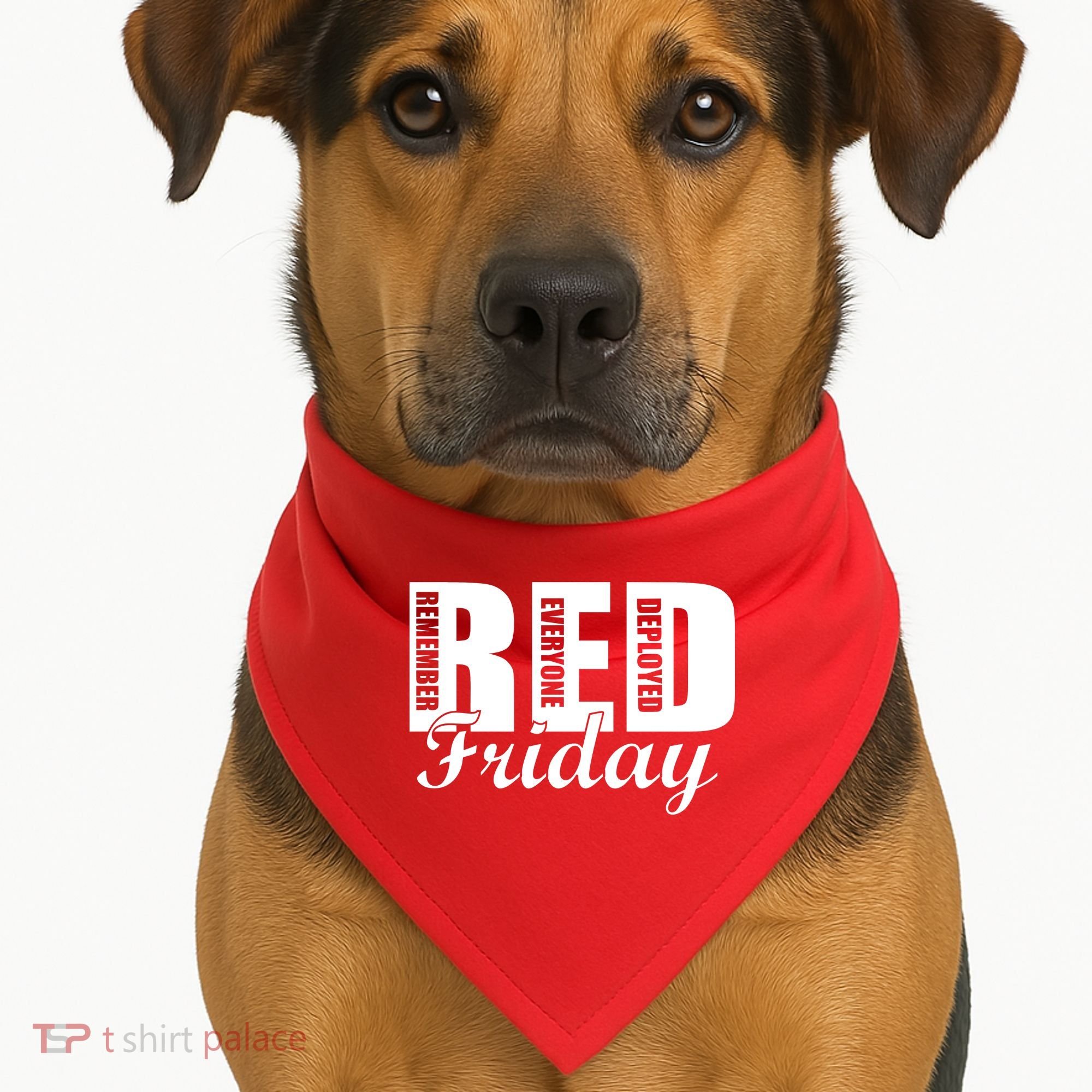 Red Friday USA-Made Doggie Bandana