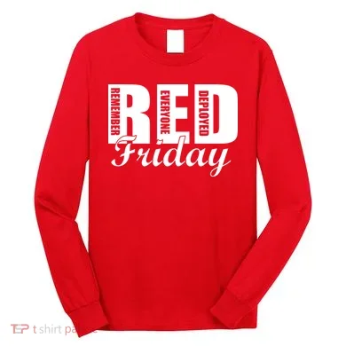 Red Friday Long Sleeve Shirt