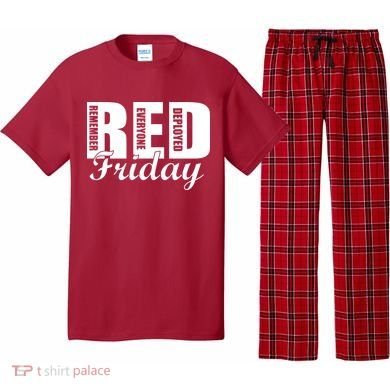 Red Friday Pajama Set