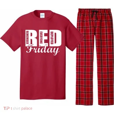 Red Friday Pajama Set