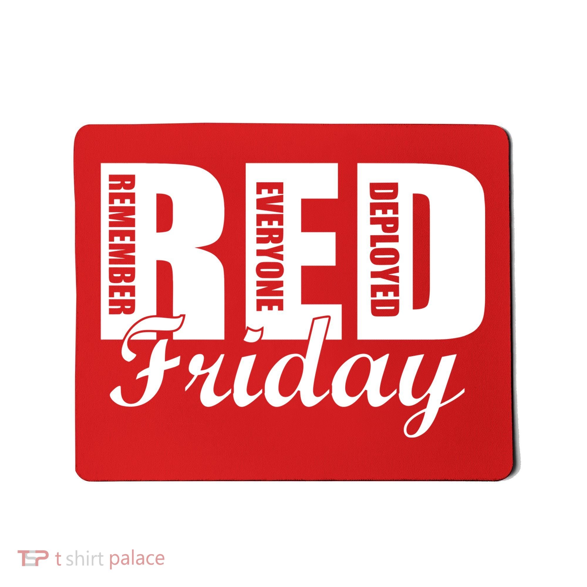 Red Friday Mousepad