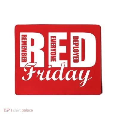 Red Friday Mousepad