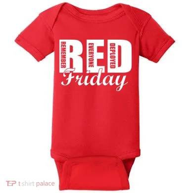 Red Friday Baby Bodysuit