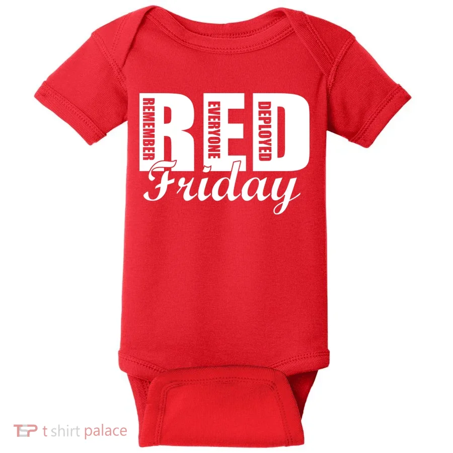 Red Friday Baby Bodysuit