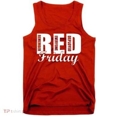 Red Friday Tank Top