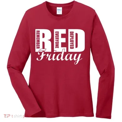 Red Friday Women's Long Sleeve Shirt