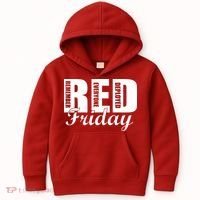 Red Friday Kids Hoodie thumb 0