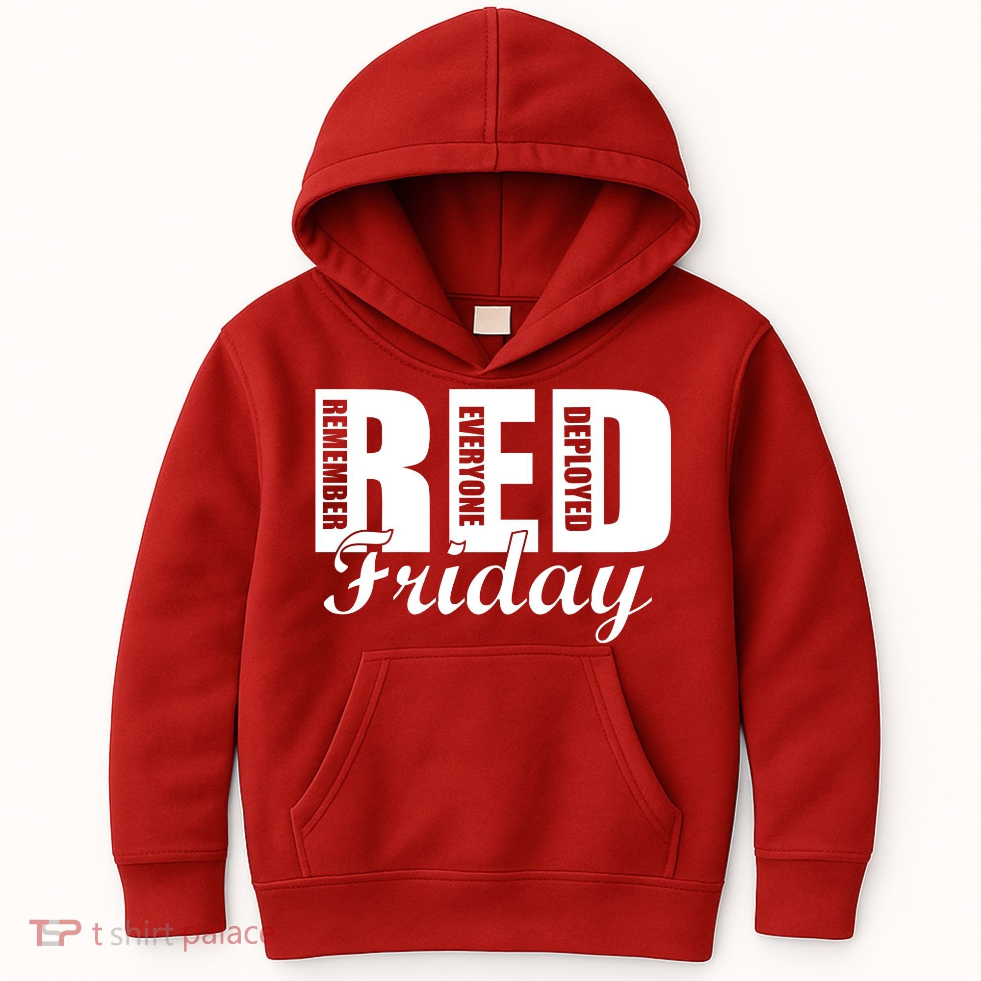 Red Friday Kids Hoodie