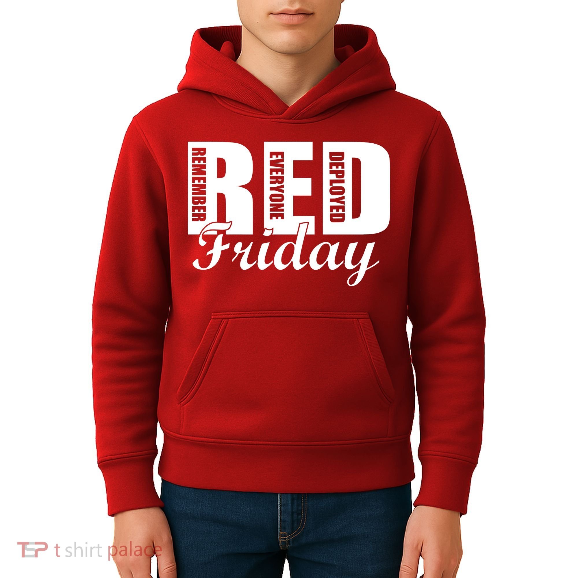 Red Friday Kids Hoodie