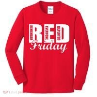 Red Friday Kids Long Sleeve Shirt thumb 0