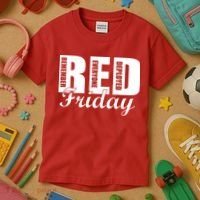 Red Friday Kids T-Shirt thumb 3