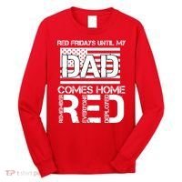 RED Friday Day Unitl My Dad Comes Home Long Sleeve Shirt thumb 0