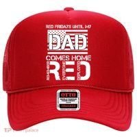 RED Friday Day Unitl My Dad Comes Home Hat thumb 0