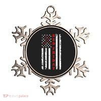 Red Friday Distressed Ribbon US Flag Support Veterans Ornament thumb 0