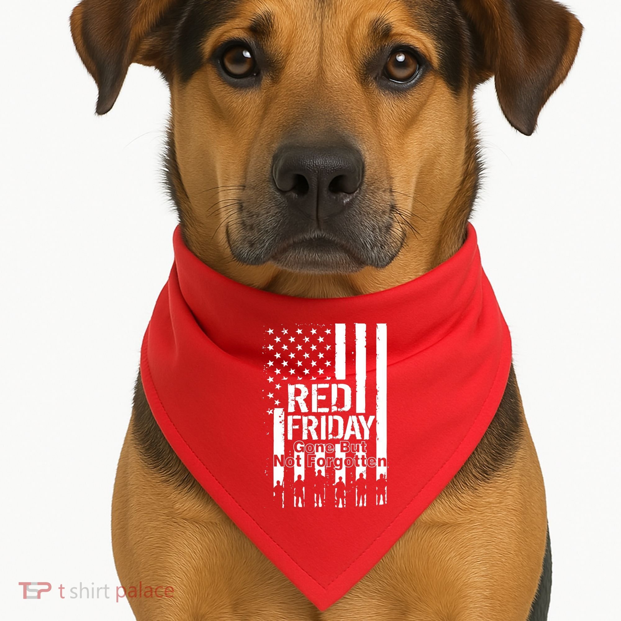 Red Friday Gone But Not Forgotten USA-Made Doggie Bandana