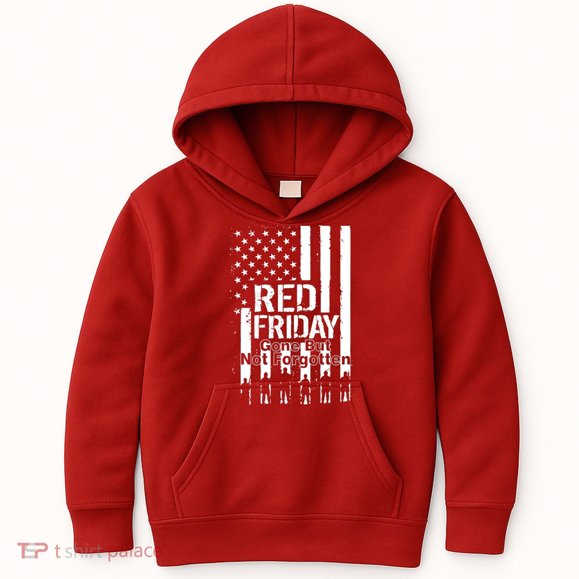 Red Friday Gone But Not Forgotten Kids Hoodie