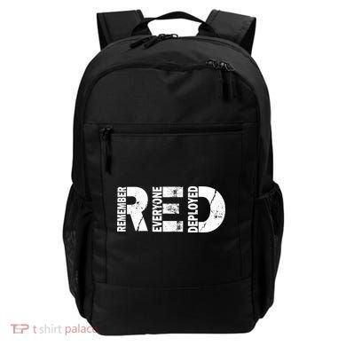 Red Friday Remember Everyone Deployed Backpack