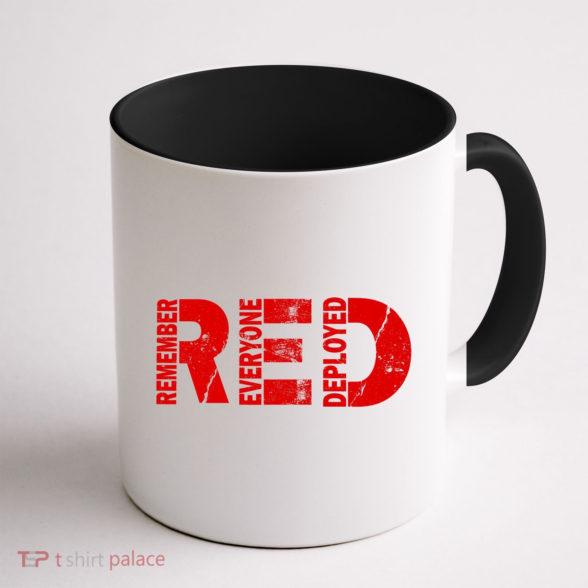 Red Friday Remember Everyone Deployed Coffee Mug