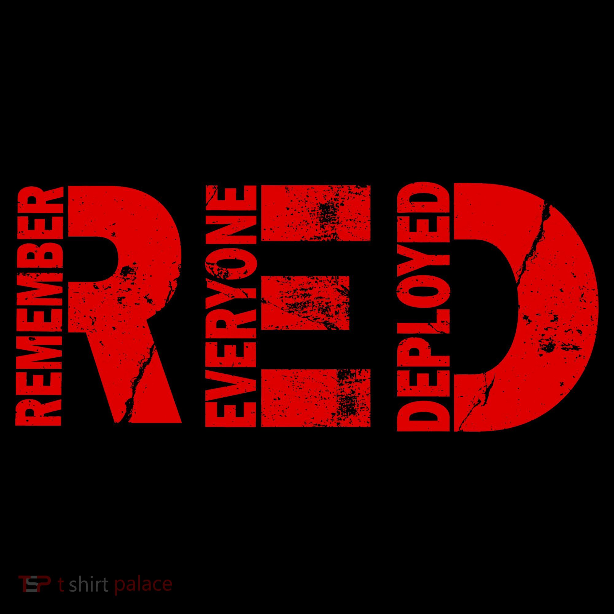 Red Friday Remember Everyone Deployed Coffee Mug