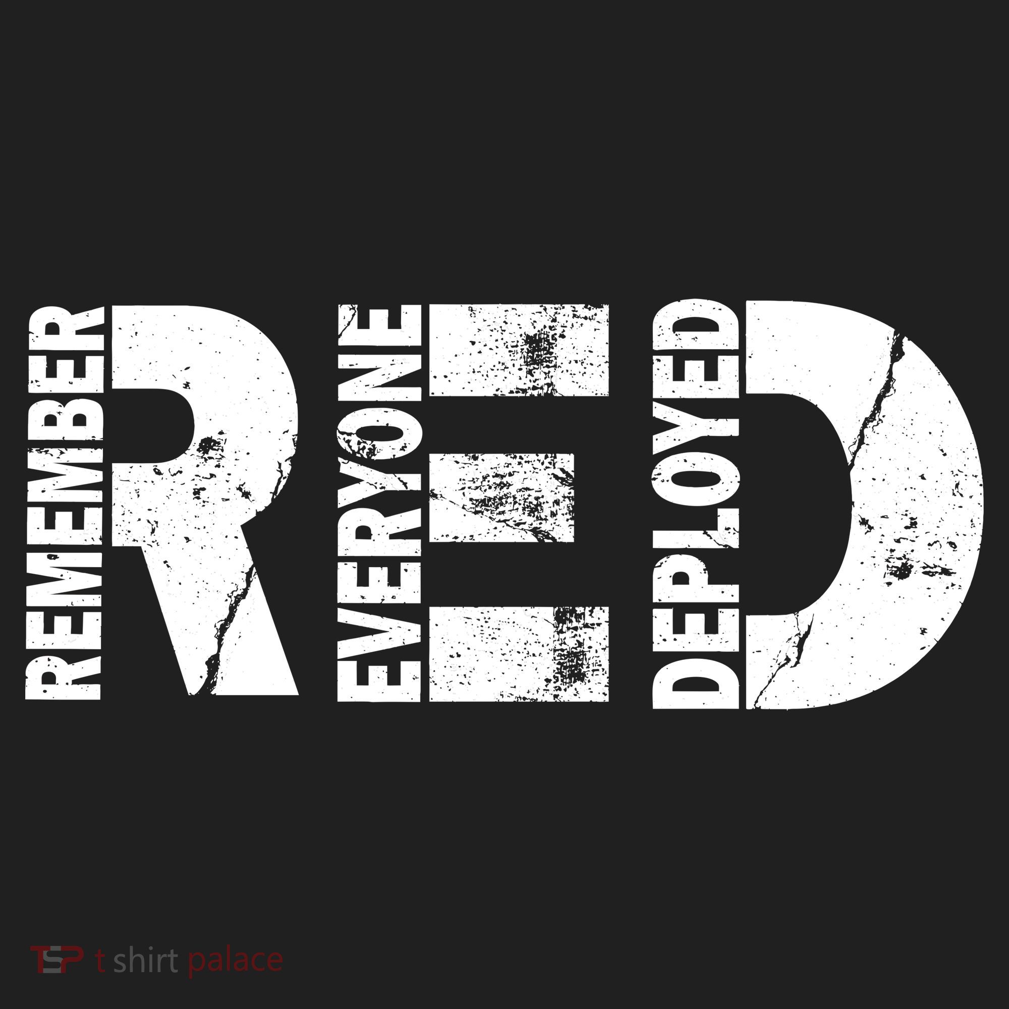 Red Friday Remember Everyone Deployed Beanie
