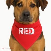Red Friday Remember Everyone Deployed USA-Made Doggie Bandana thumb 1