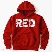 Red Friday Remember Everyone Deployed Hoodie thumb 0