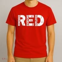 Red Friday Remember Everyone Deployed T-Shirt thumb 3