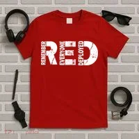 Red Friday Remember Everyone Deployed T-Shirt thumb 5